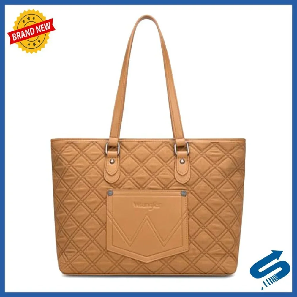 Medium Quilted Puffer Tote Shoulder Bag for Work School Lifestyle